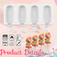 4 in 1 Popsicle Silicone Mold