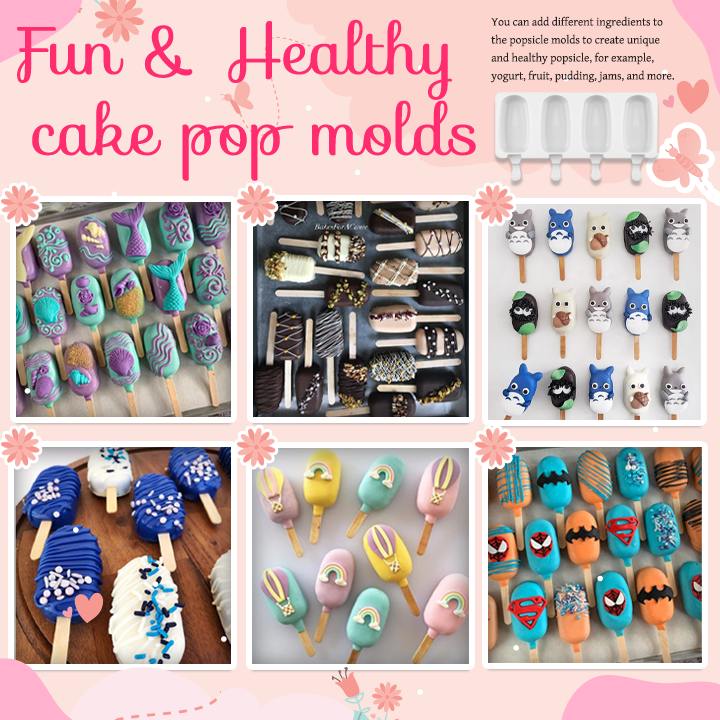 4 in 1 Popsicle Silicone Mold