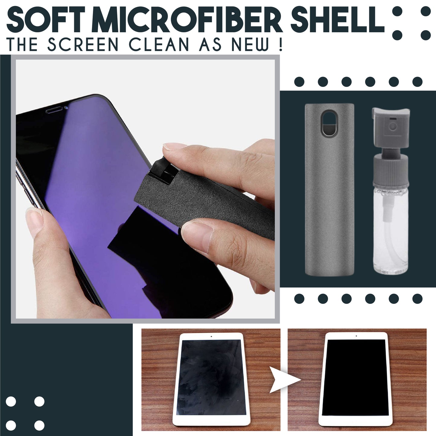 Portable Phone Screen Cleaner