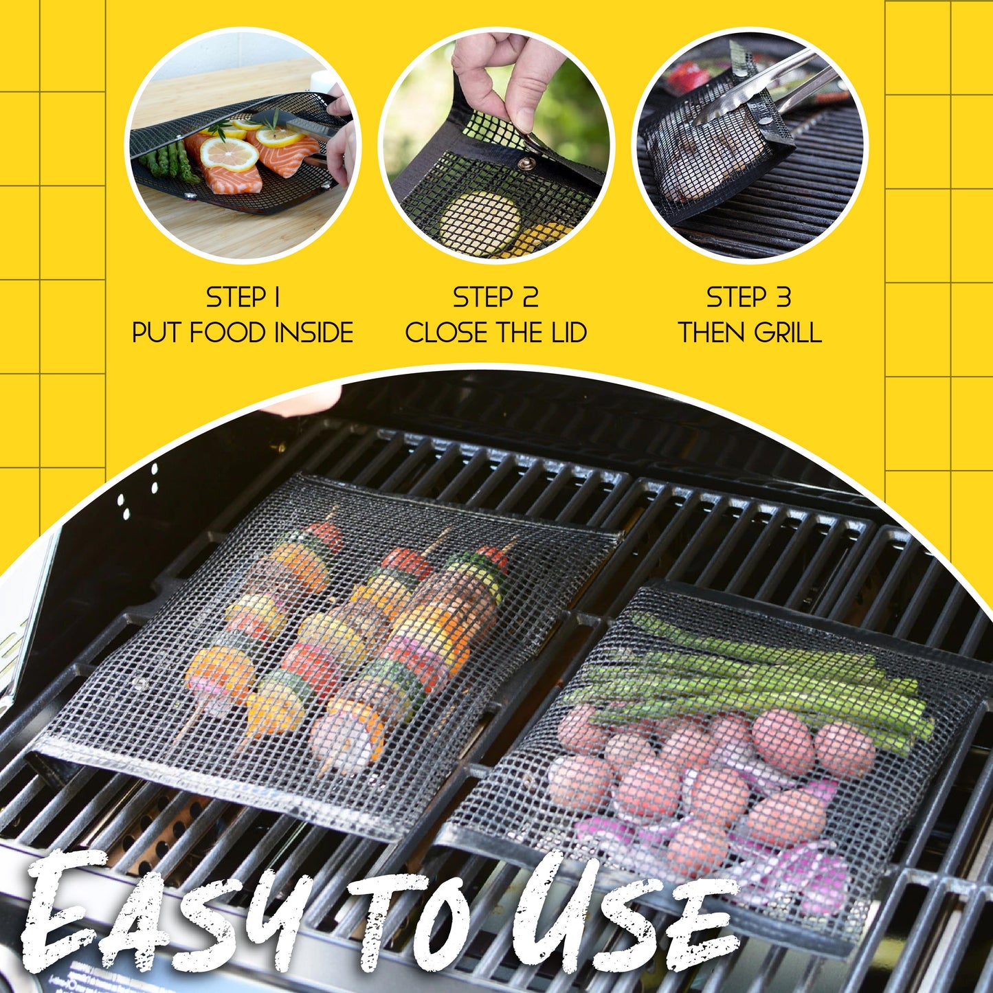 Non-Stick BBQ Grilling Bags