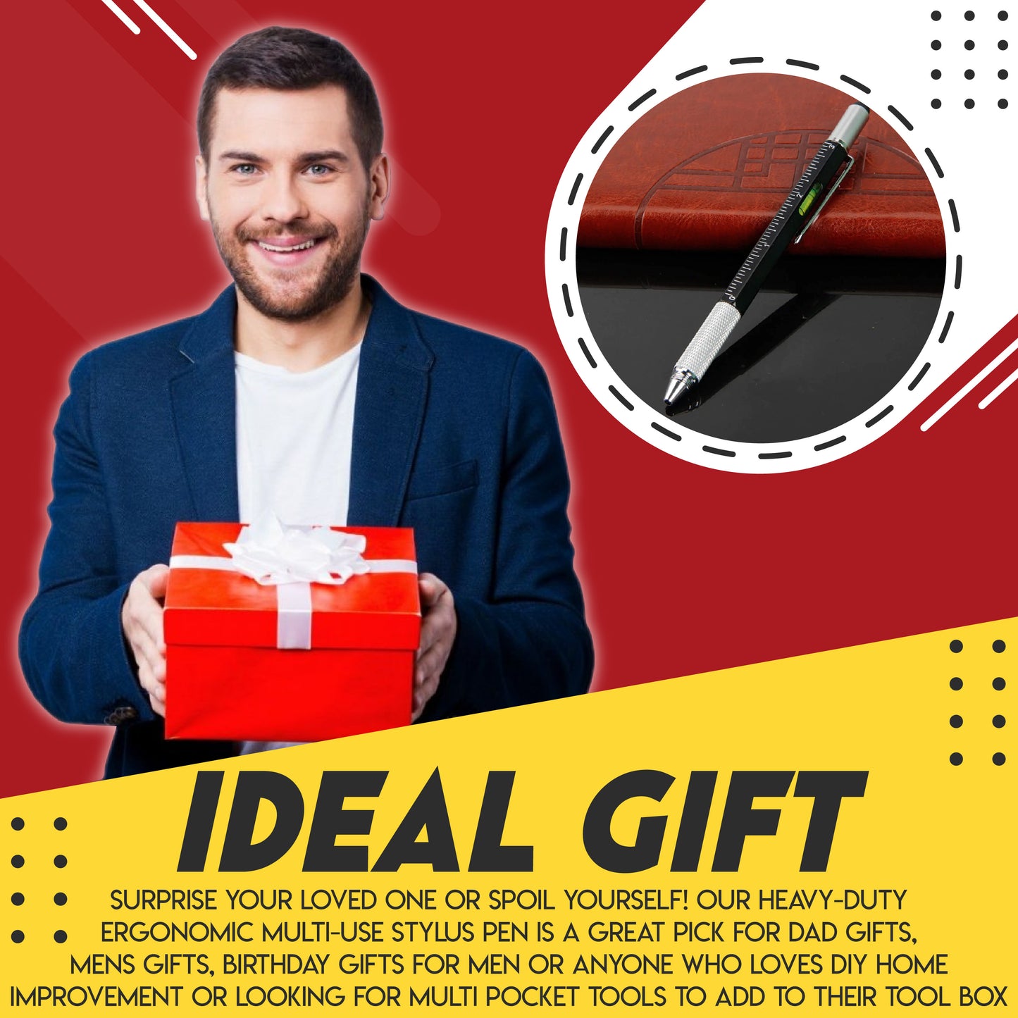 6 in 1 Multi-Use Stylus Pen