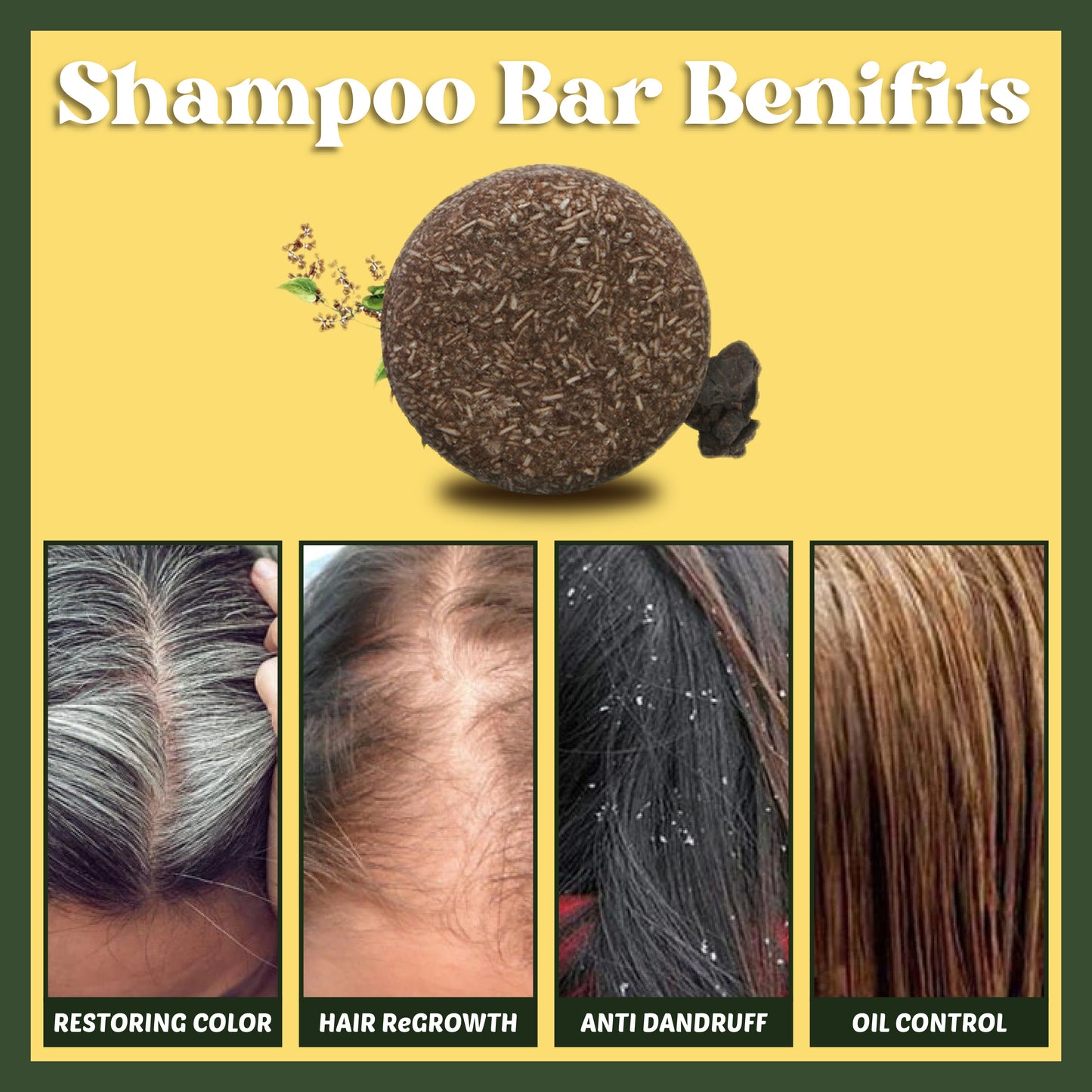 LUXE™ Organic Darkening Shampoo Bar