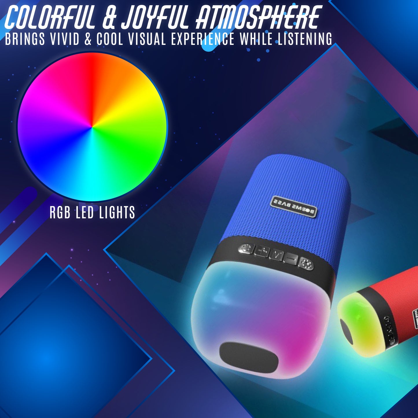 Glowing LED Bluetooth Speaker
