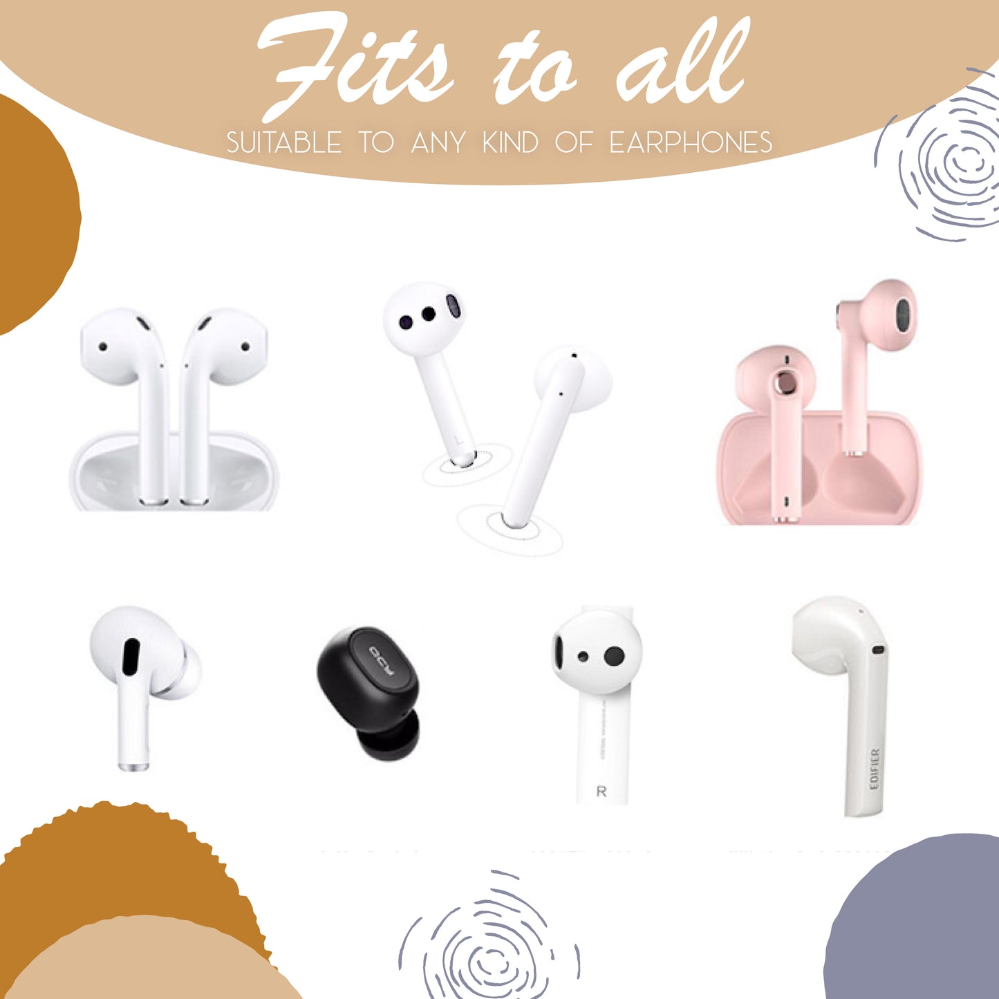 Universal Bluetooth Earphone Clip-on Earrings