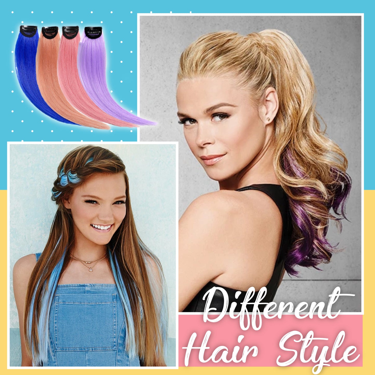 Wavy Highlights Clip-On Extension