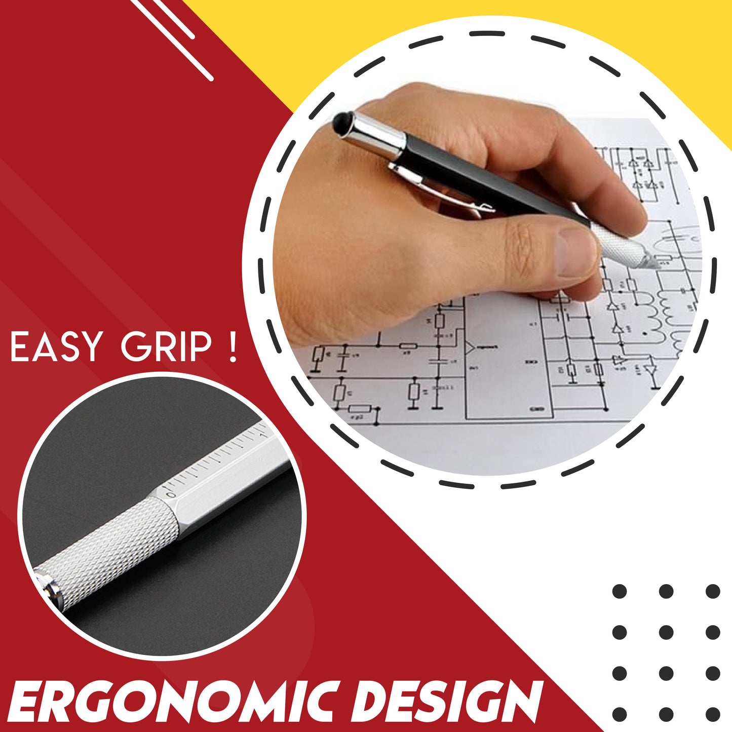 6 in 1 Multi-Use Stylus Pen