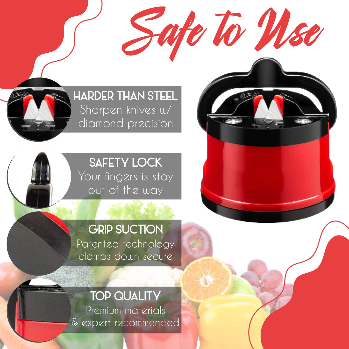 Suction Knife Sharpener