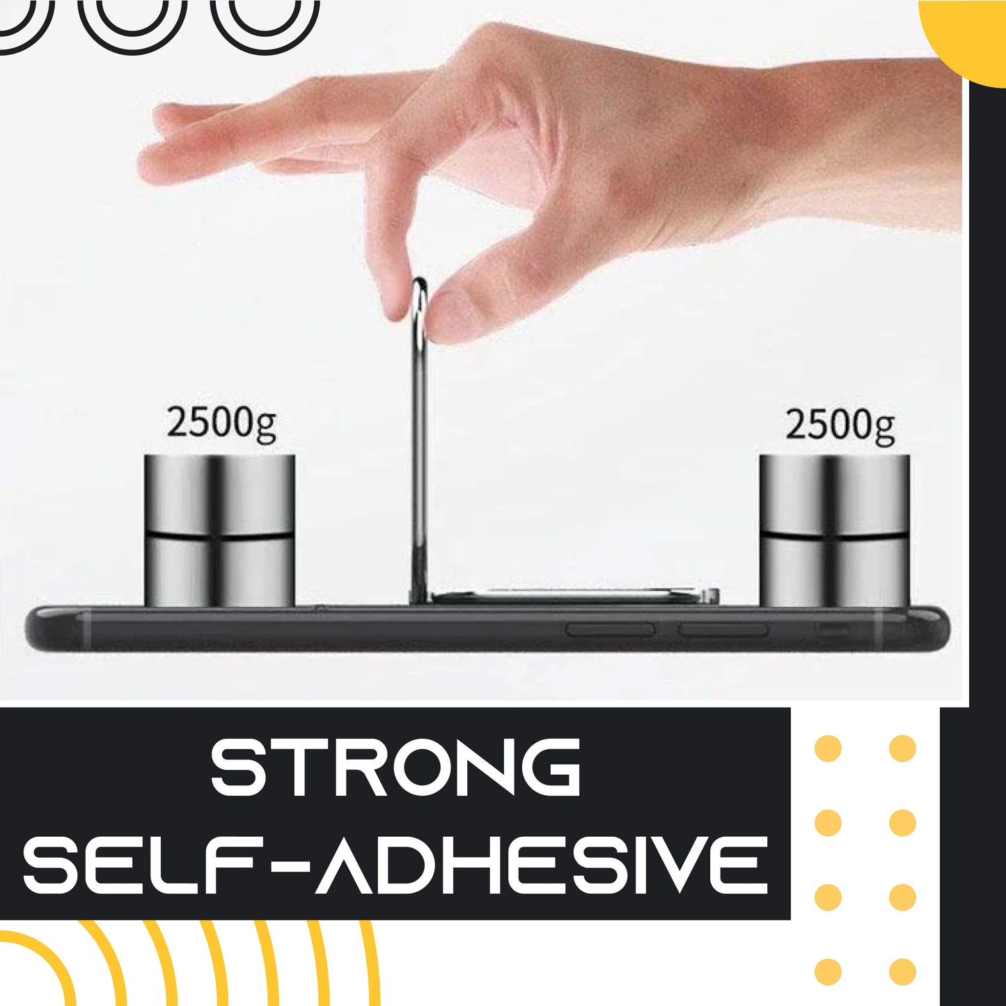 Foldable Phone Ring Stand