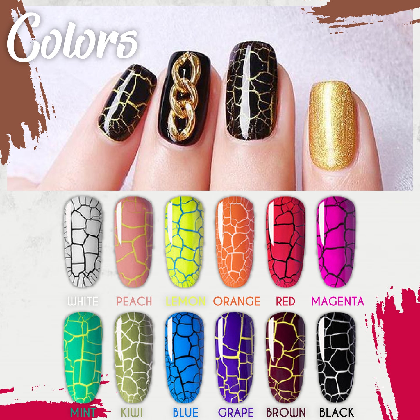 Chic Crackle Nail Polish
