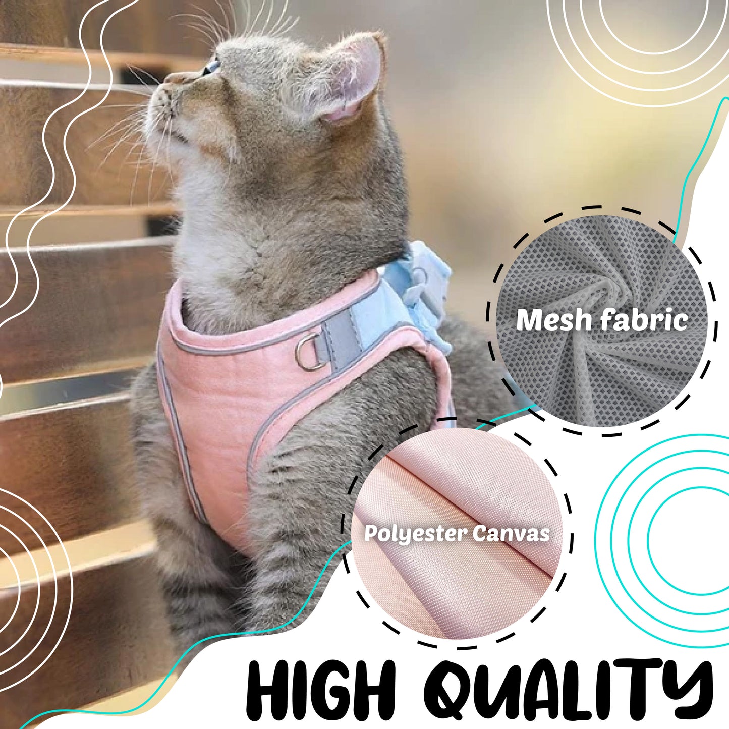 Cat Harness & Leash Vest