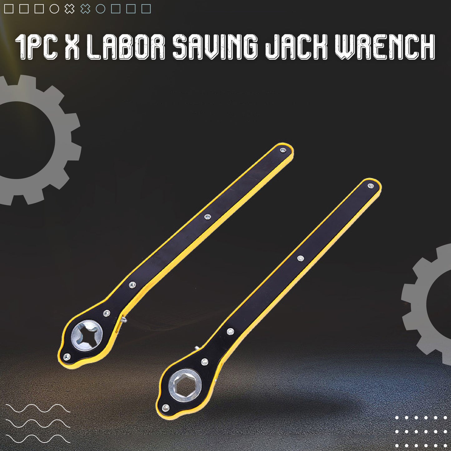 Labor-Saving Jack Wrench