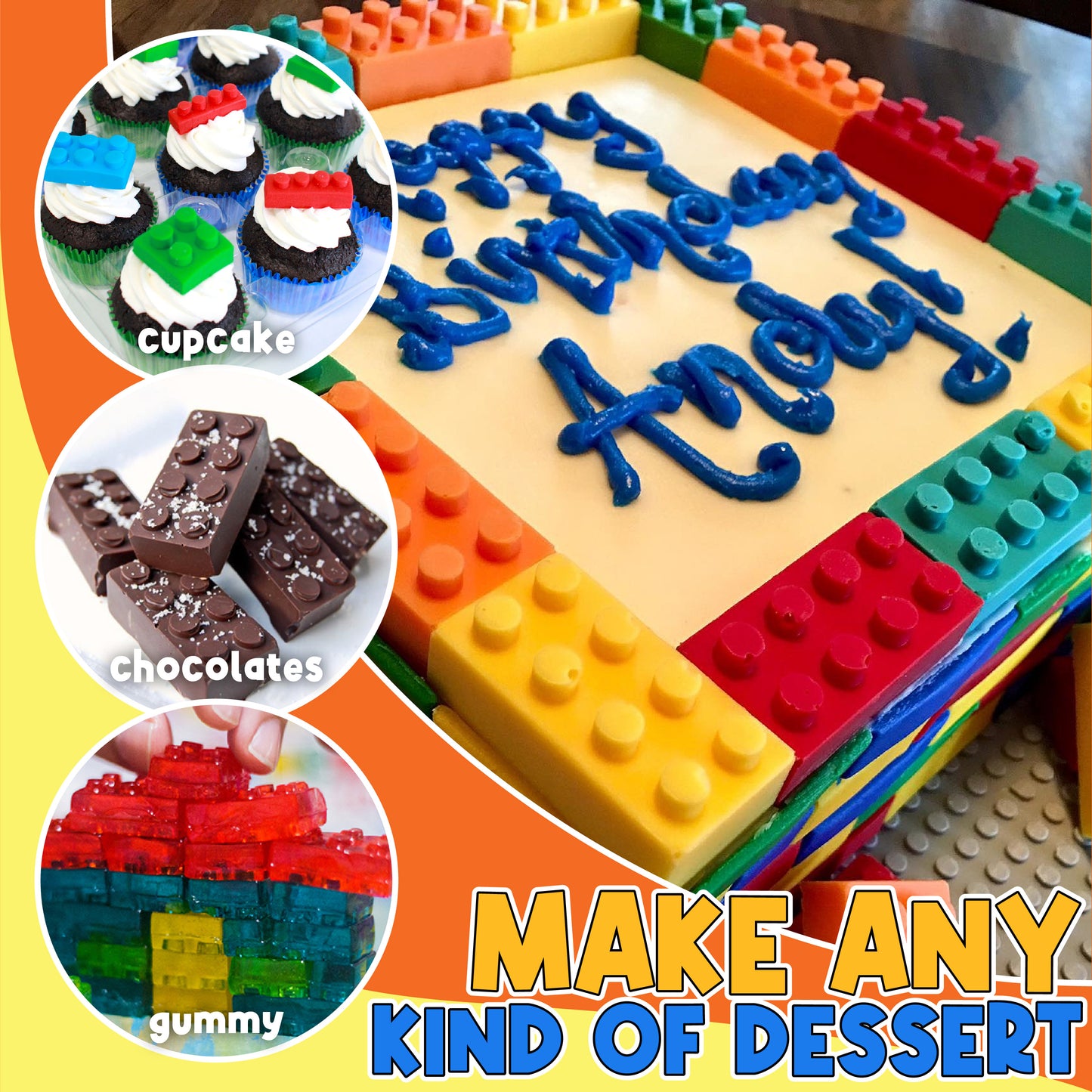 Gummy Lego Jello Mold
