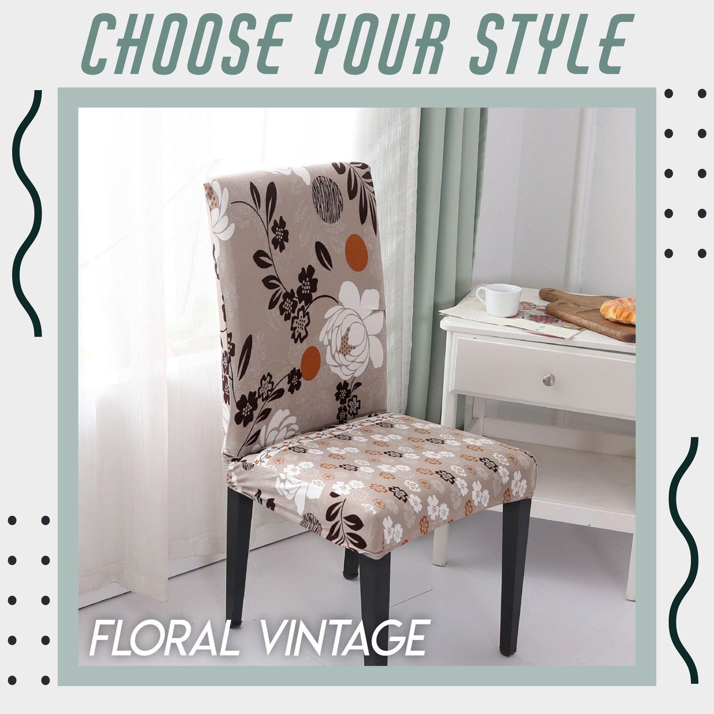 Universal Slip-On Chair Covers