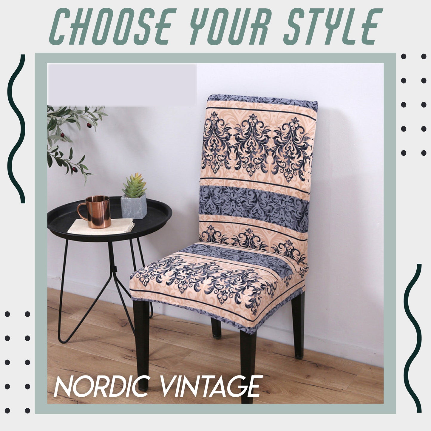 Universal Slip-On Chair Covers