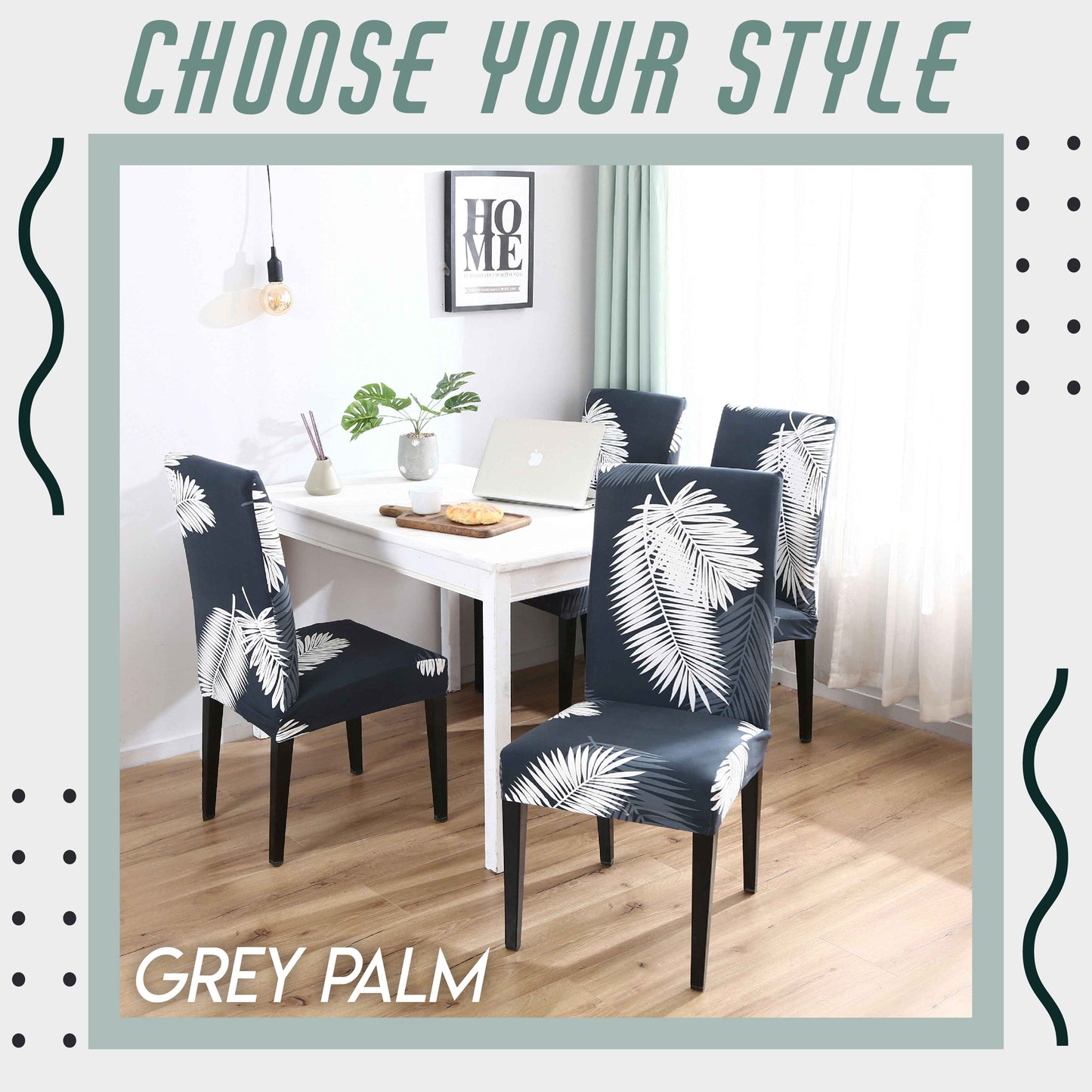 Universal Slip-On Chair Covers