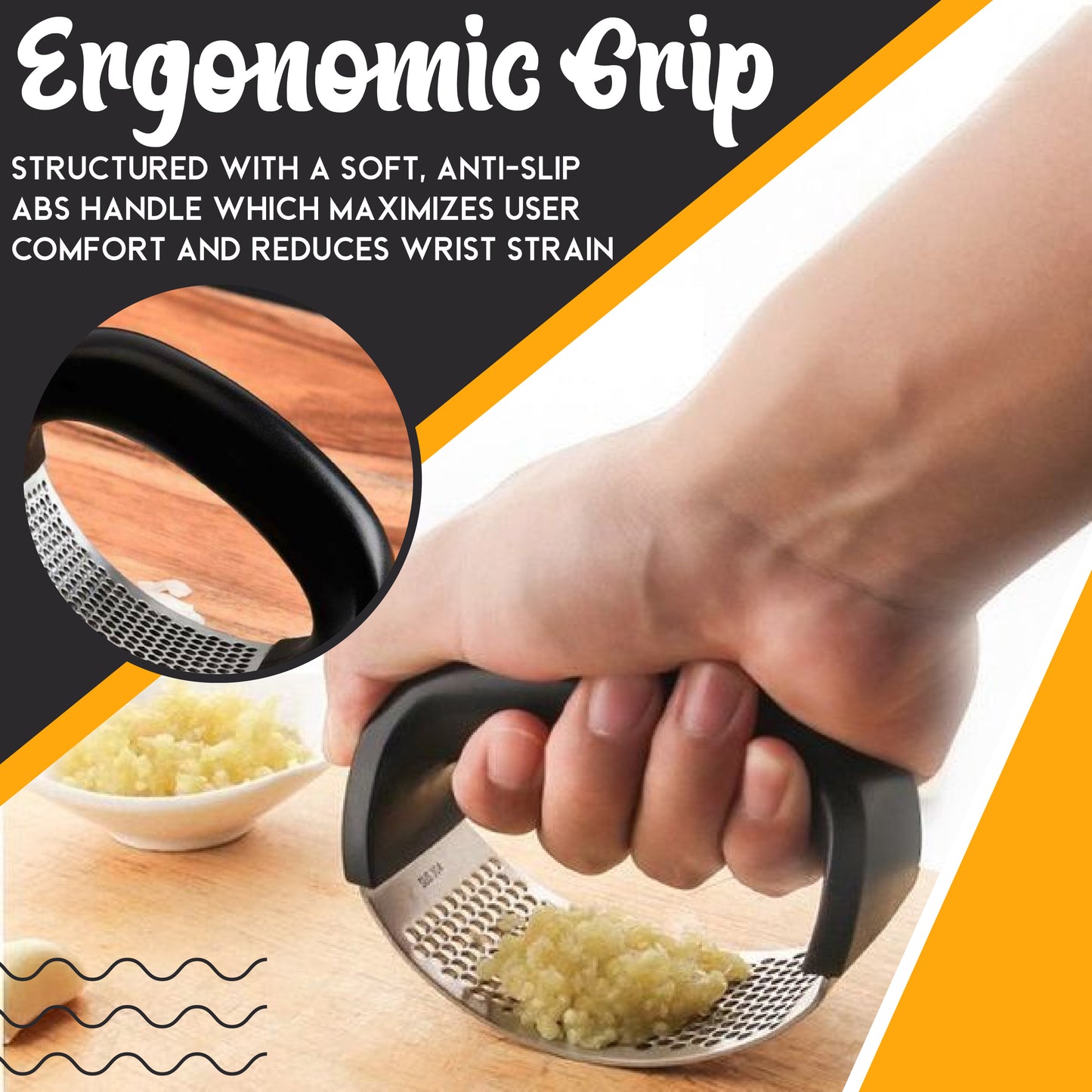 Easy Press Garlic Mincer