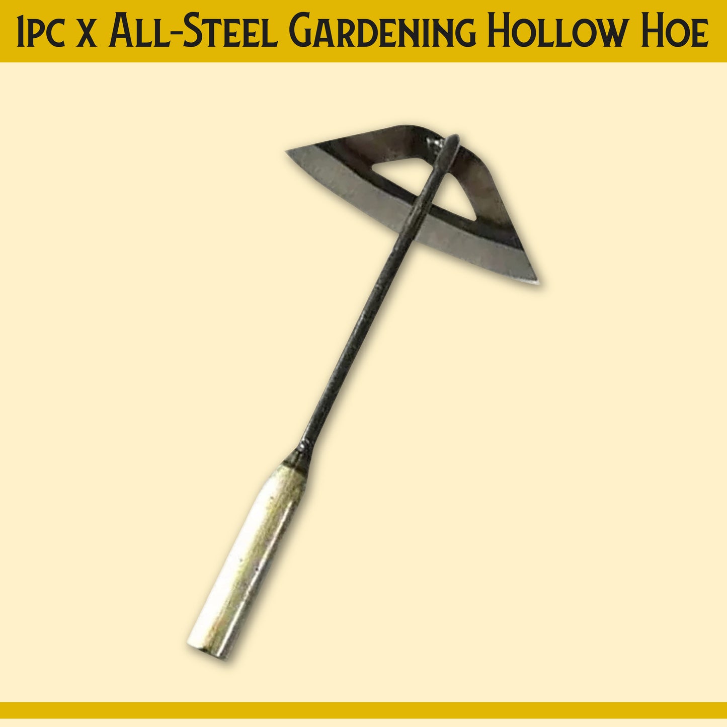 All-Steel Gardening Hollow Hoe