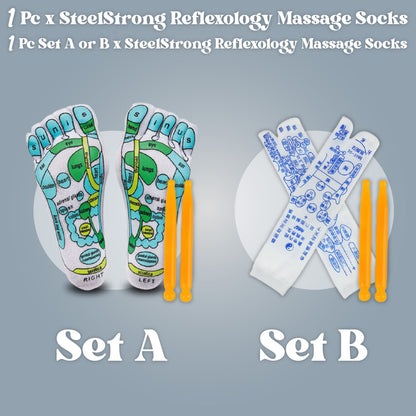SteelStrong™ Reflexology Massage Socks