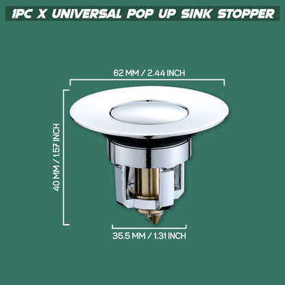 Universal Pop-Up Sink Stopper