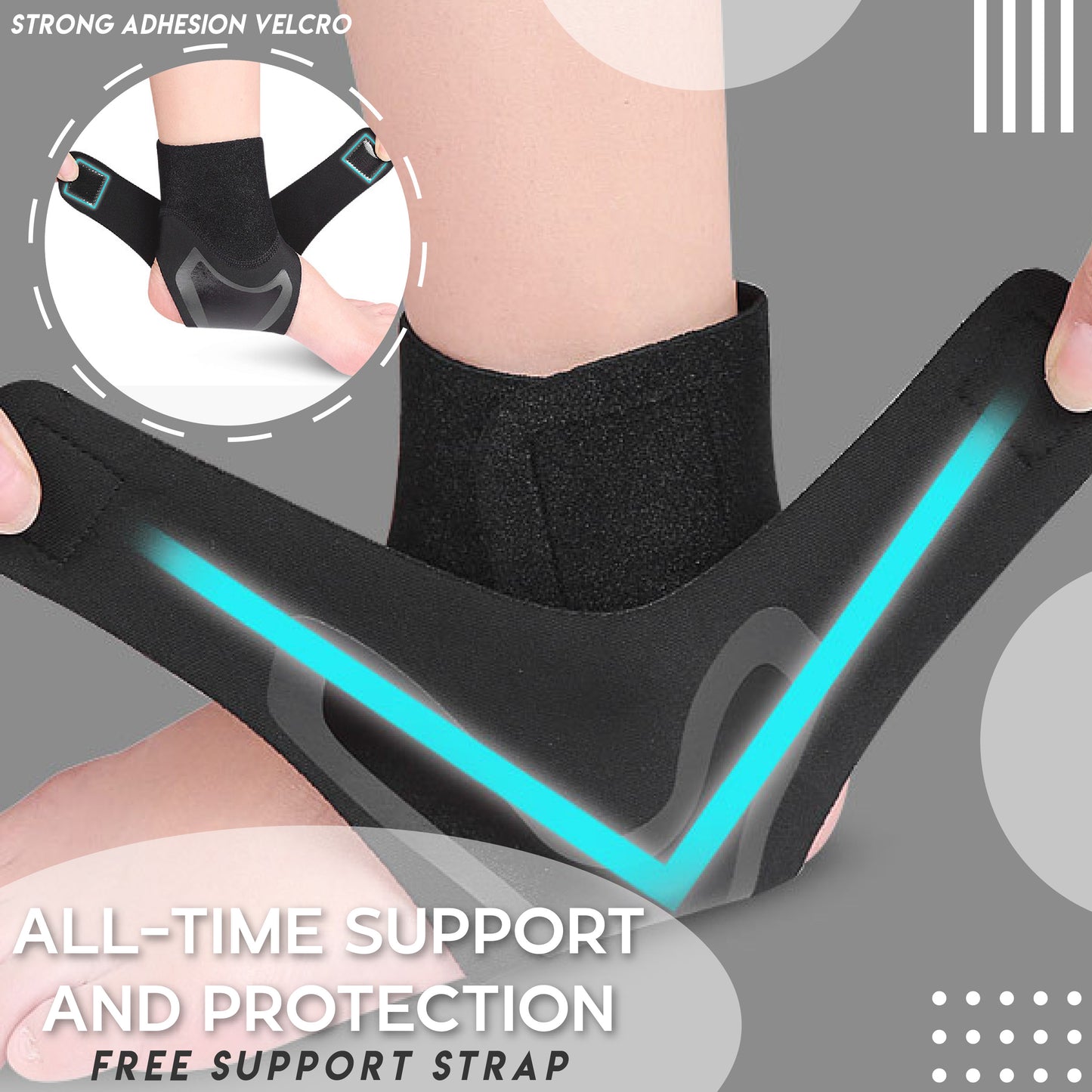 Adjustable Ankle Compression Brace
