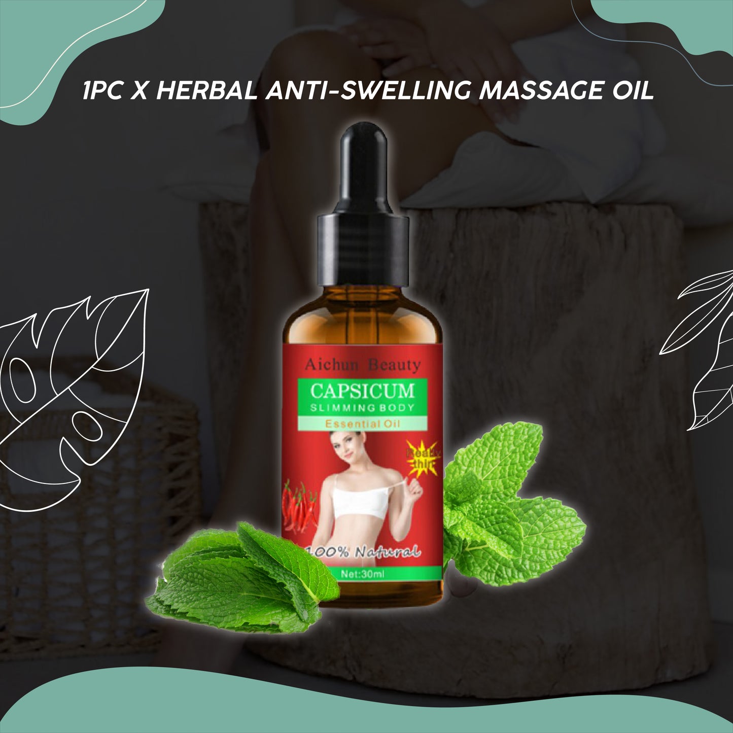 Herbal Anti-Swelling Massage Oil