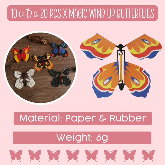 Magic Wind Up Butterflies