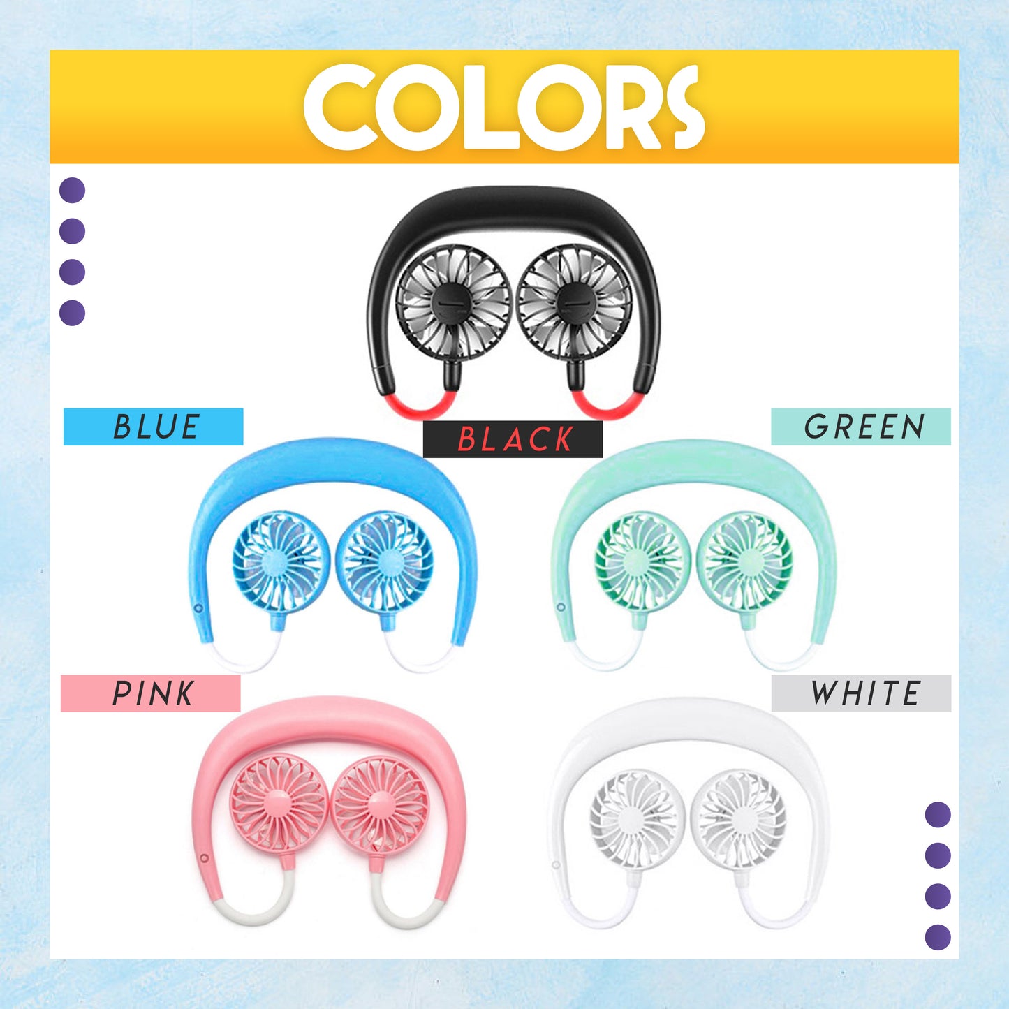 Hands-Free Neck Fan