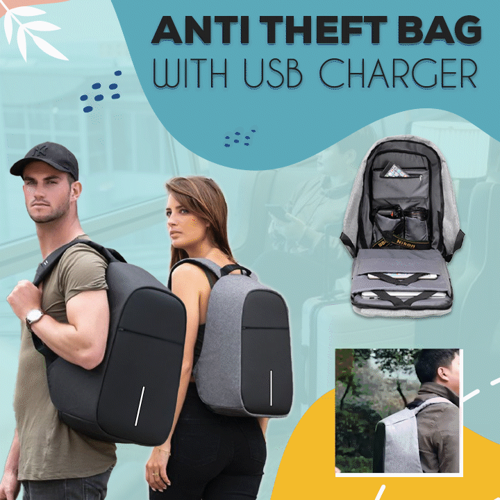 Anti-Theft USB Backpack