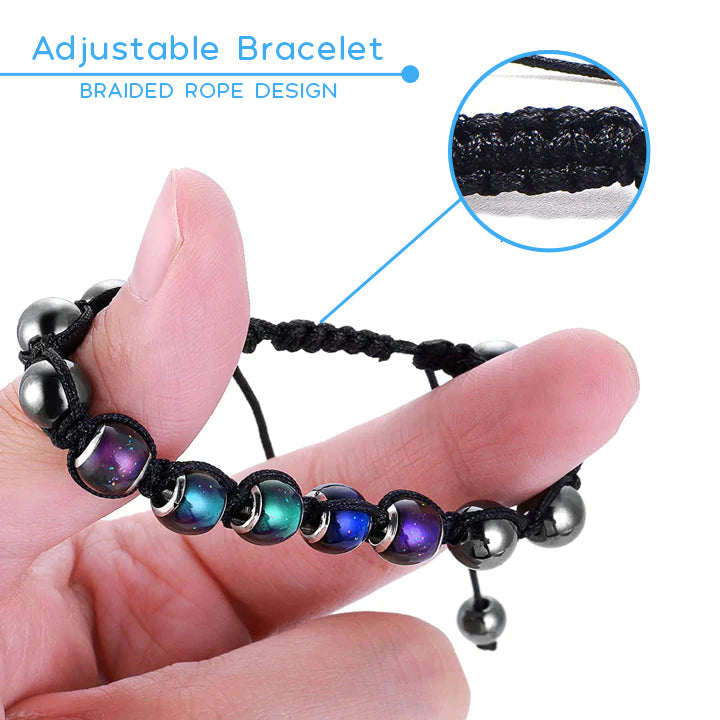 Vigorvi Thermochromic Bead Lymph Detox Bracelet