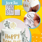 DIY Cake Alphabet Stamp Set