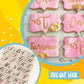 DIY Cake Alphabet Stamp Set