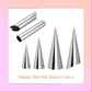 Conical Tube Croissant Mold (5pcs)