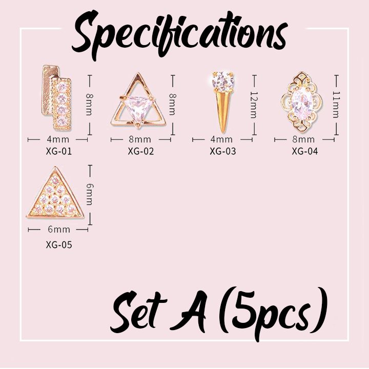 Dashing Nail Art Gems