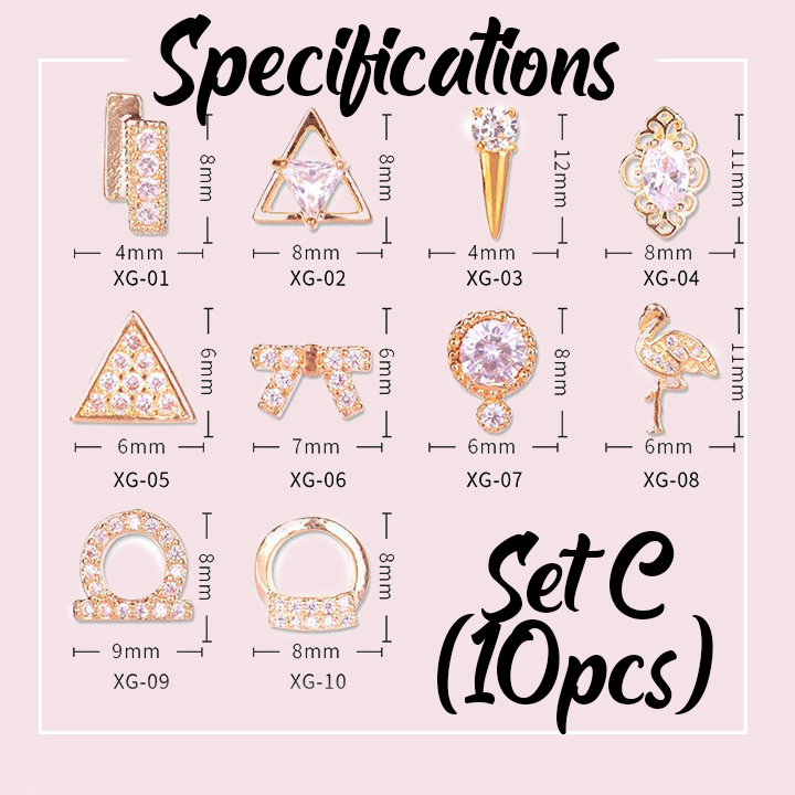 Dashing Nail Art Gems