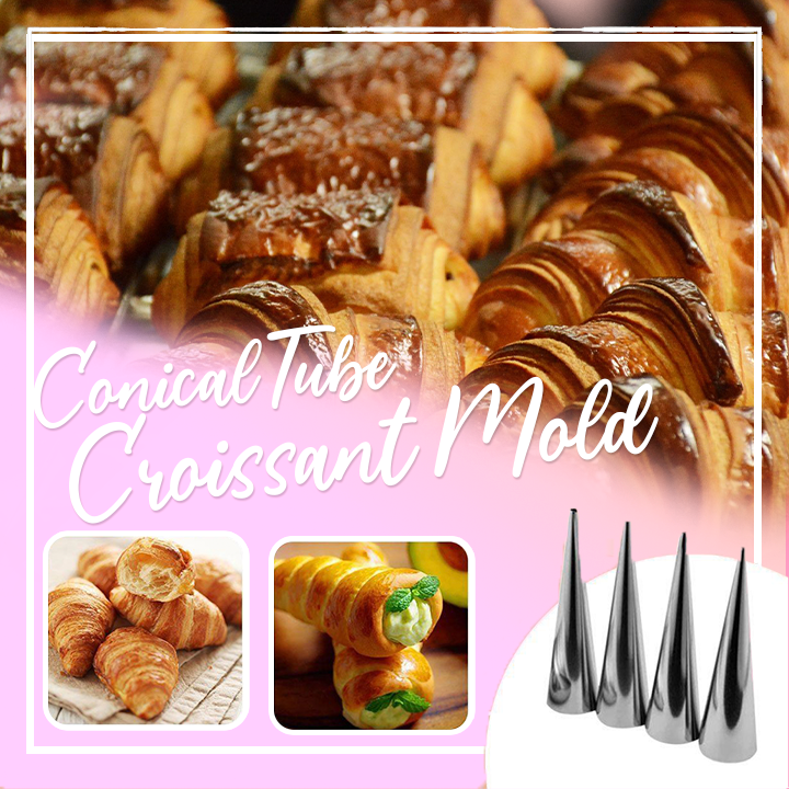 Conical Tube Croissant Mold (5pcs)