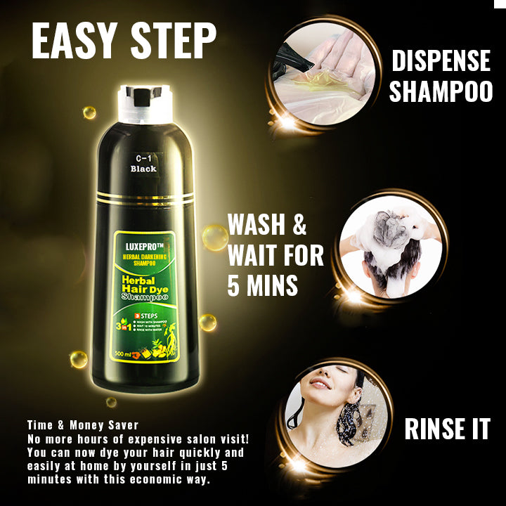LuxePro™ Herbal Darkening Shampoo