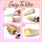 Conical Tube Croissant Mold (5pcs)