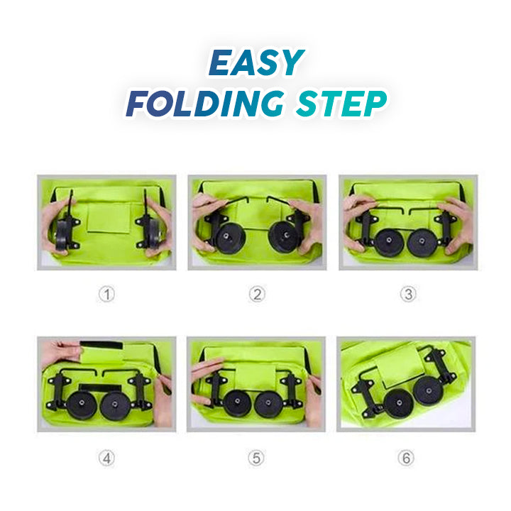 Foldable Wheeled Shopping Bag