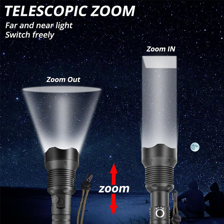 Waterproof Survival Tactical Flashlight