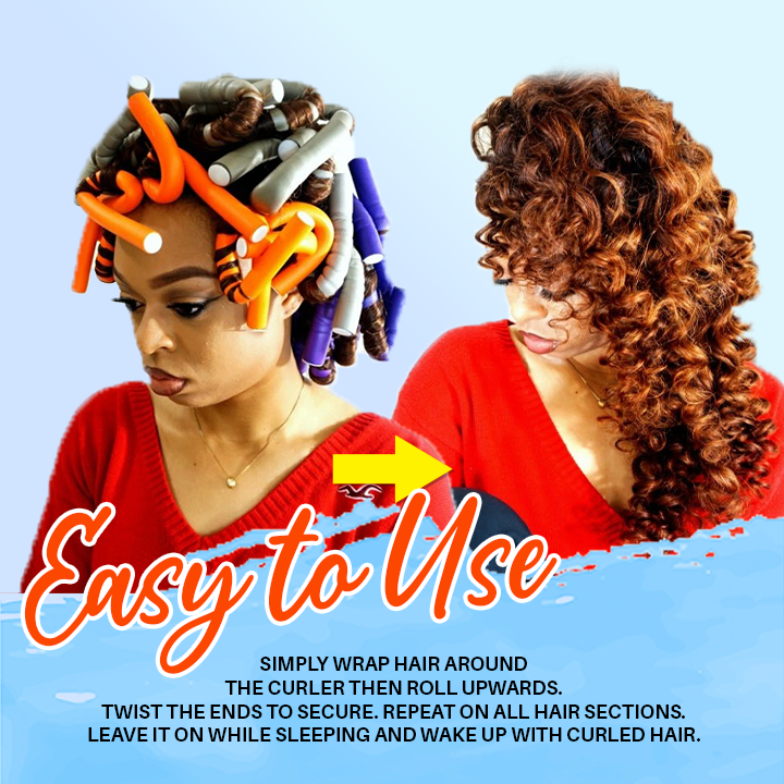 Twist-Flex Hair Curling Rods (10pcs)