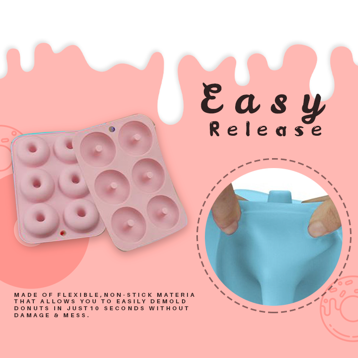 Non-Stick Silicone Donut Mold