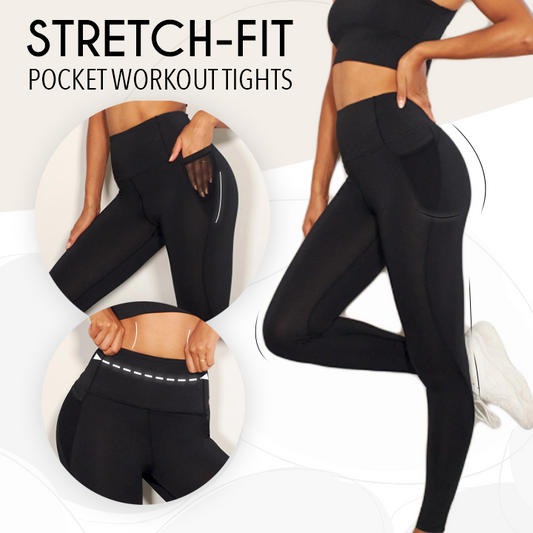 Stretch-Fit Pocket Workout Tights
