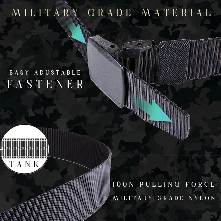 Military Grade Tactical Canvas Belt