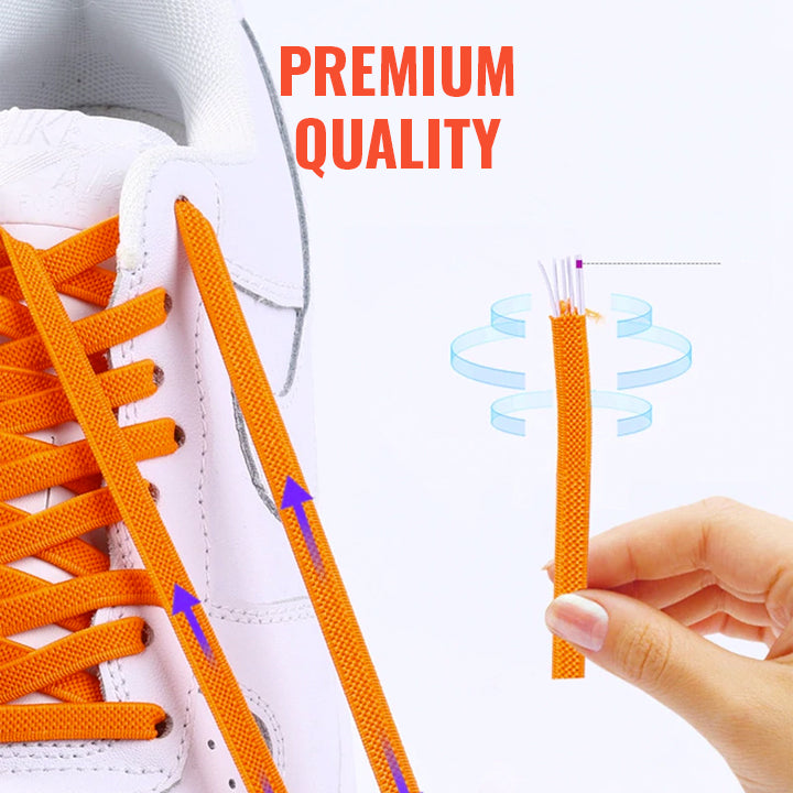 Lazy No-Tie Magnetic Shoelaces