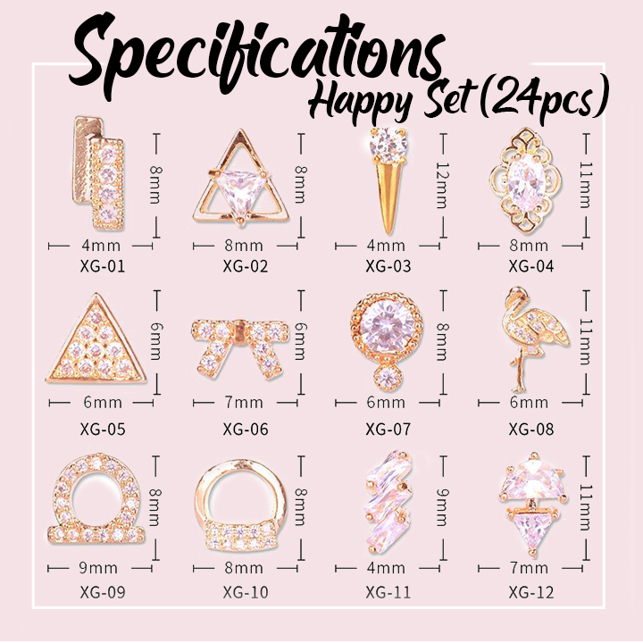 Dashing Nail Art Gems