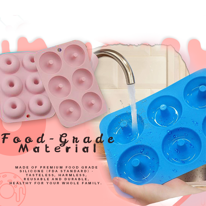 Non-Stick Silicone Donut Mold