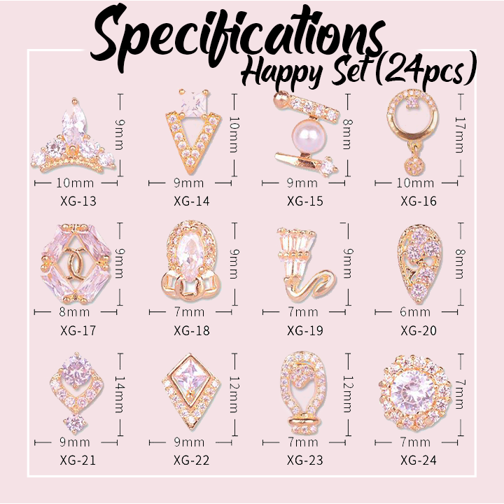 Dashing Nail Art Gems