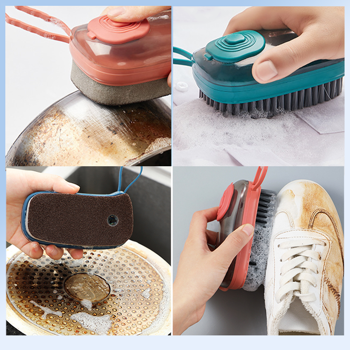 2-in-1 Soap Dispensing Cleaning Brush
