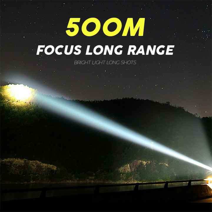 Waterproof Survival Tactical Flashlight