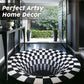 3D Vortex Illusion Rug